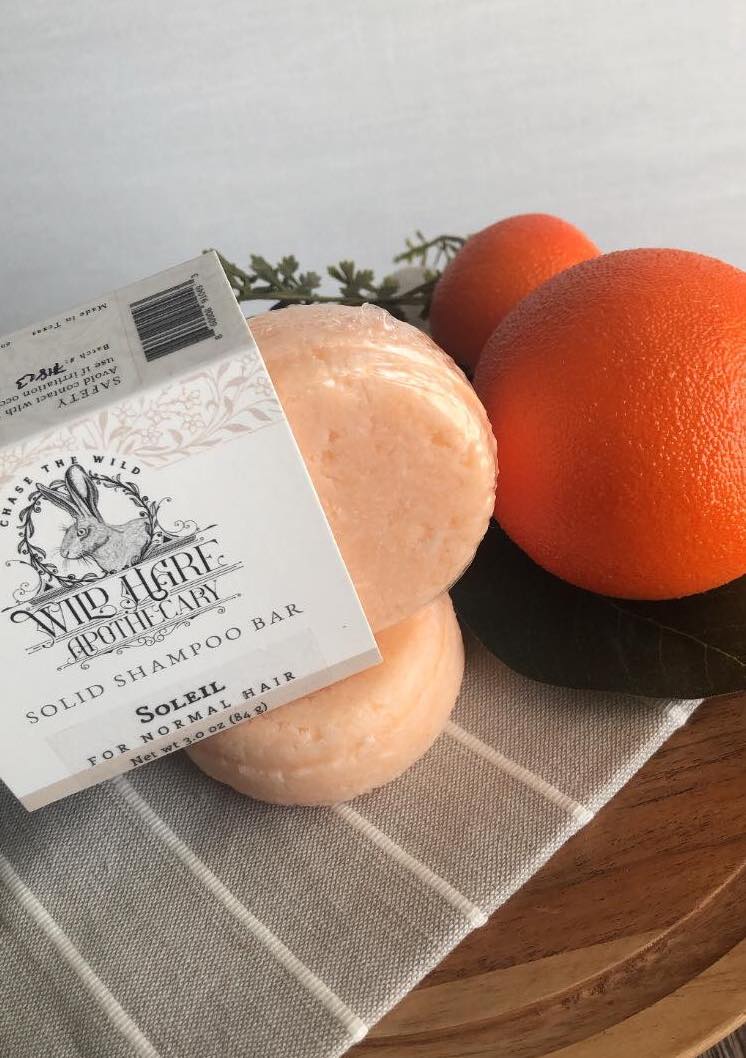 Soleil Solid Shampoo Bar for Normal Hair