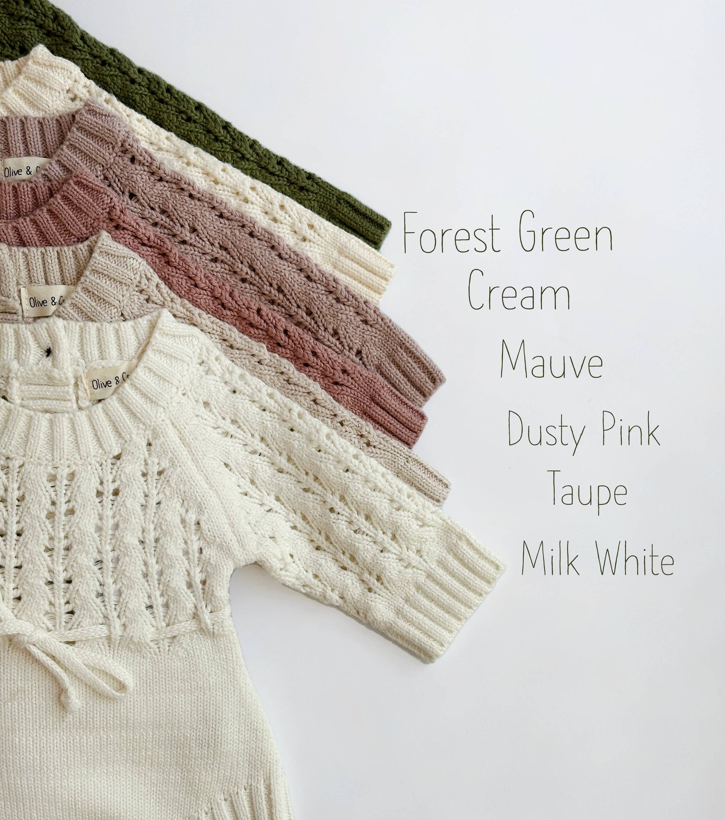 Zoya Cotton Sweater Romper Baby Outfit